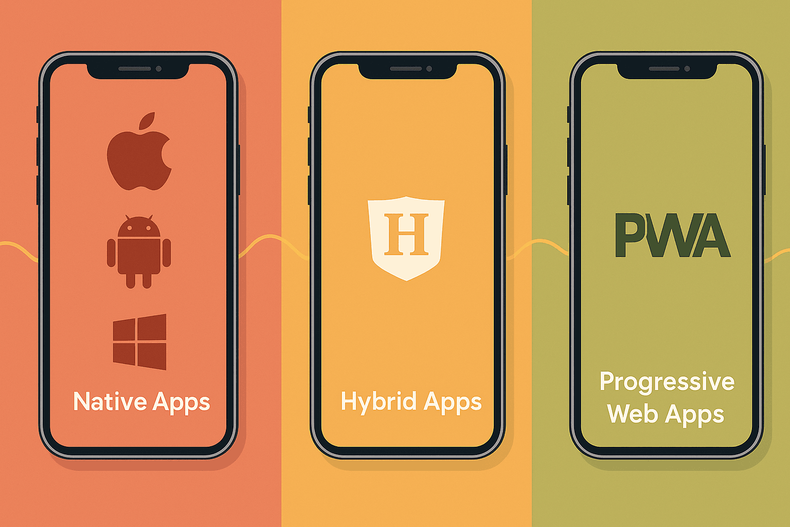 Choosing Your 2025 Mobile Strategy: Native Power, Hybrid Efficiency, or PWA Reach?